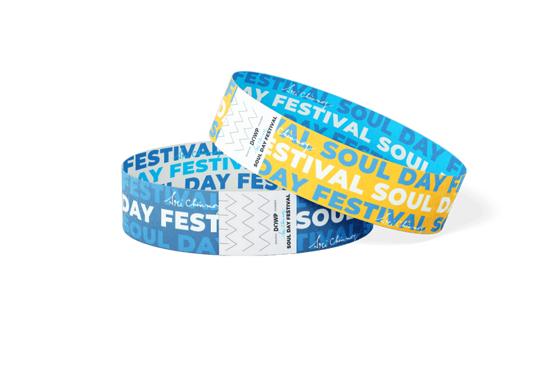 Bracelets from the all-day Soul Day festival are pictured. DOWP's Soul Day Festival is an opportunity for everyone to learn about self-development and to learn about Sri Chinmoy's work and feel his own imbibing guide in his soul.
