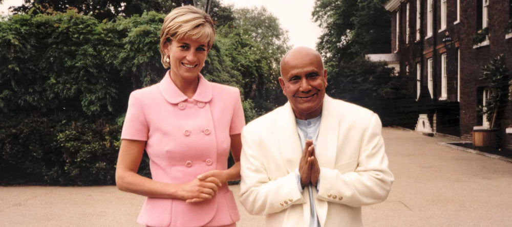 Sri Chinmoy with Princess Diana in Picture