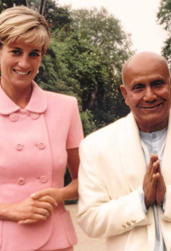 Sri Chinmoy with Princess Diana in Picture