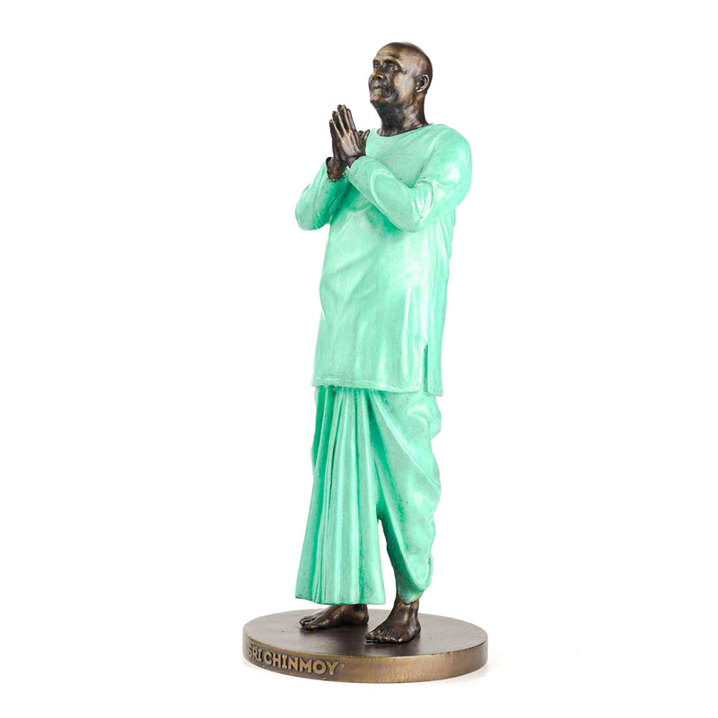Aspiration pray | Bronze statue of Sri Chinmoy
